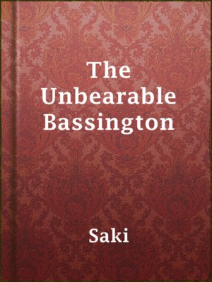 cover image of The Unbearable Bassington